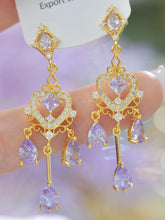 retro chandelier earrings